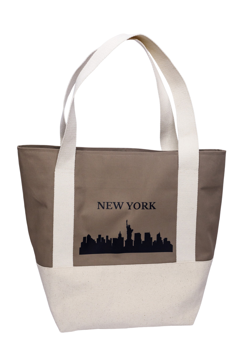 Cotton ecological shopping bag white London 05S04