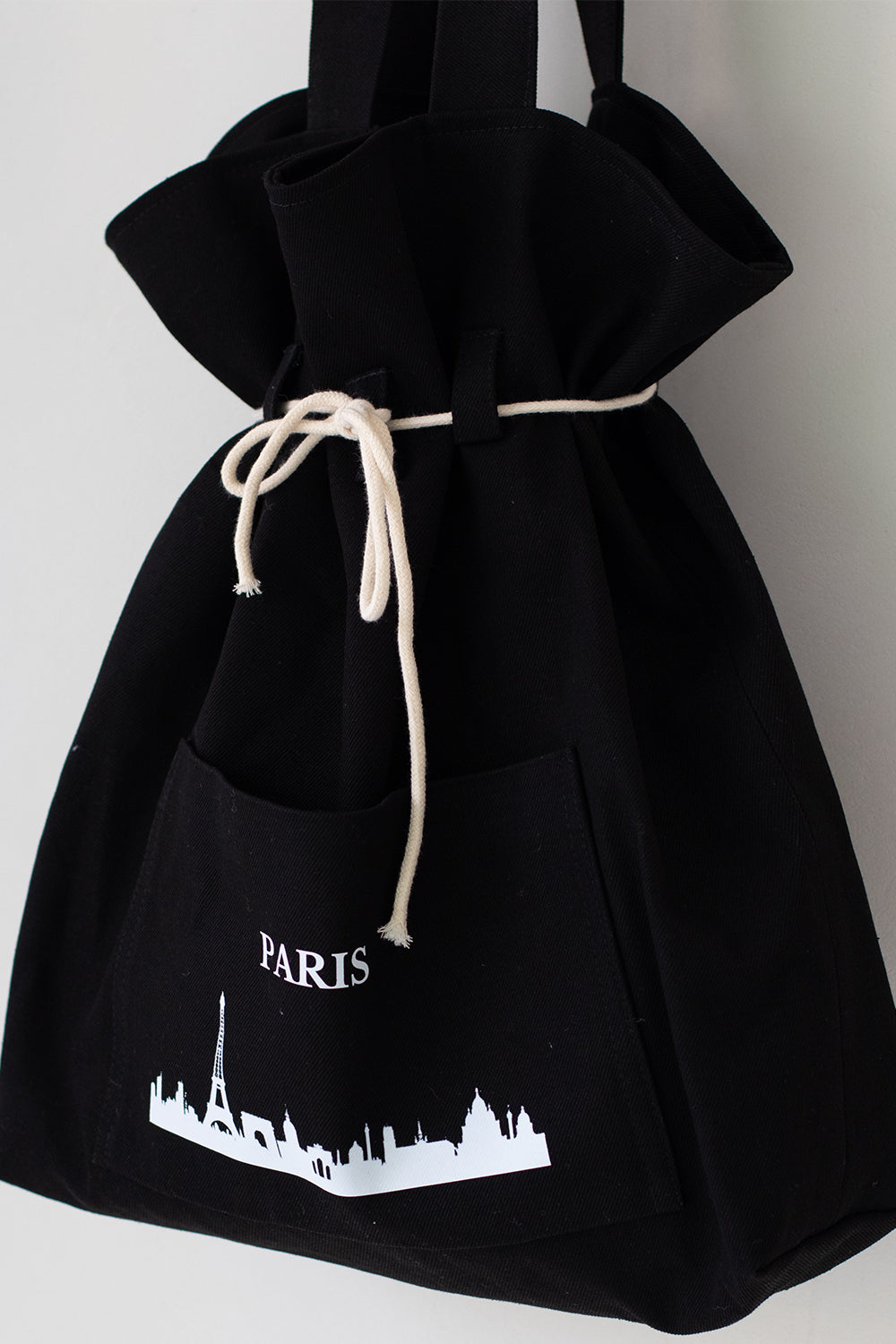 Eco-friendly backpack black Paris 07S04