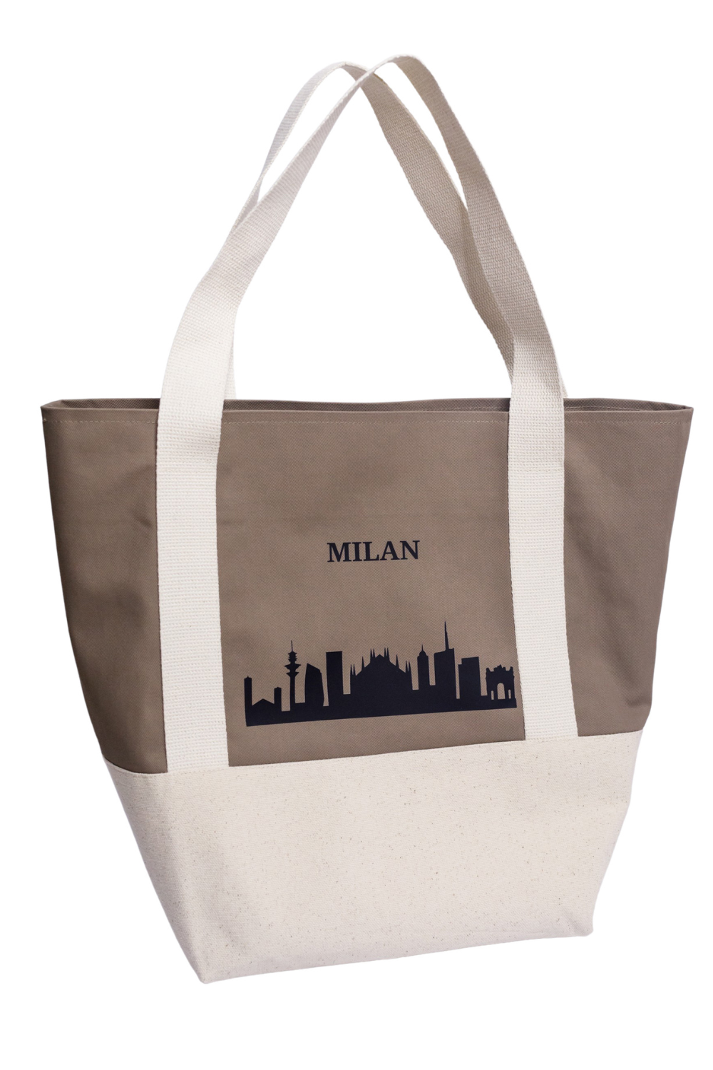 Cotton ecological shopping bag white Nice 05S04