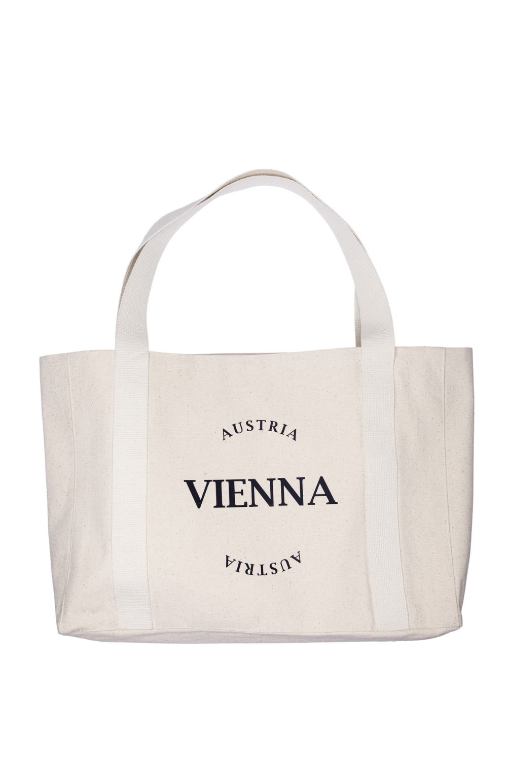 Eco-friendly oversized shopping bag white Paris 06S01