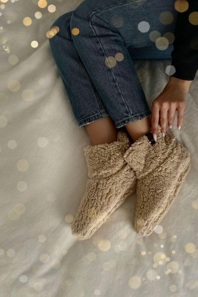 Warm slippers Teddy boots  Vienna 022S05