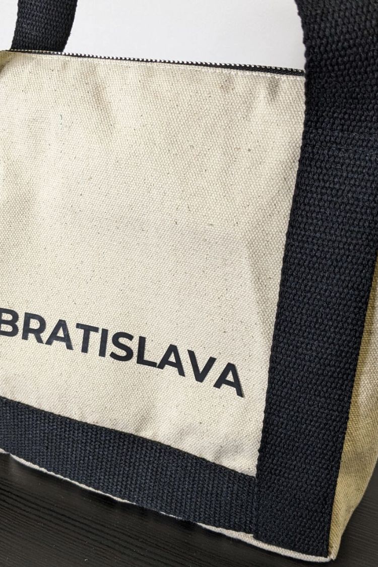 Mini Canvas Tote Bag  Bratislava 030S01