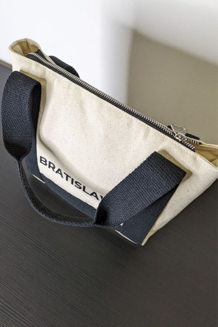 Mini Canvas Tote Bag  Bratislava 030S01