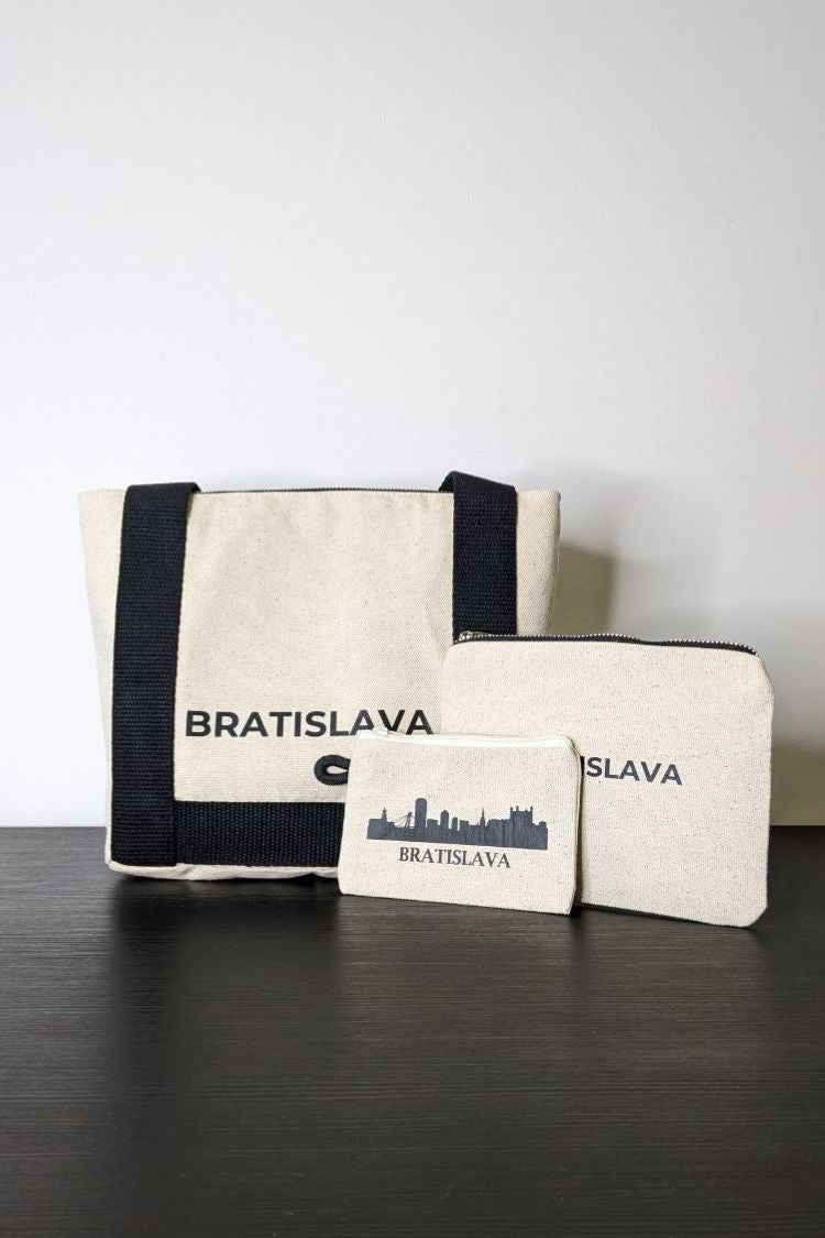 Mini Canvas Tote Bag  Bratislava 030S01