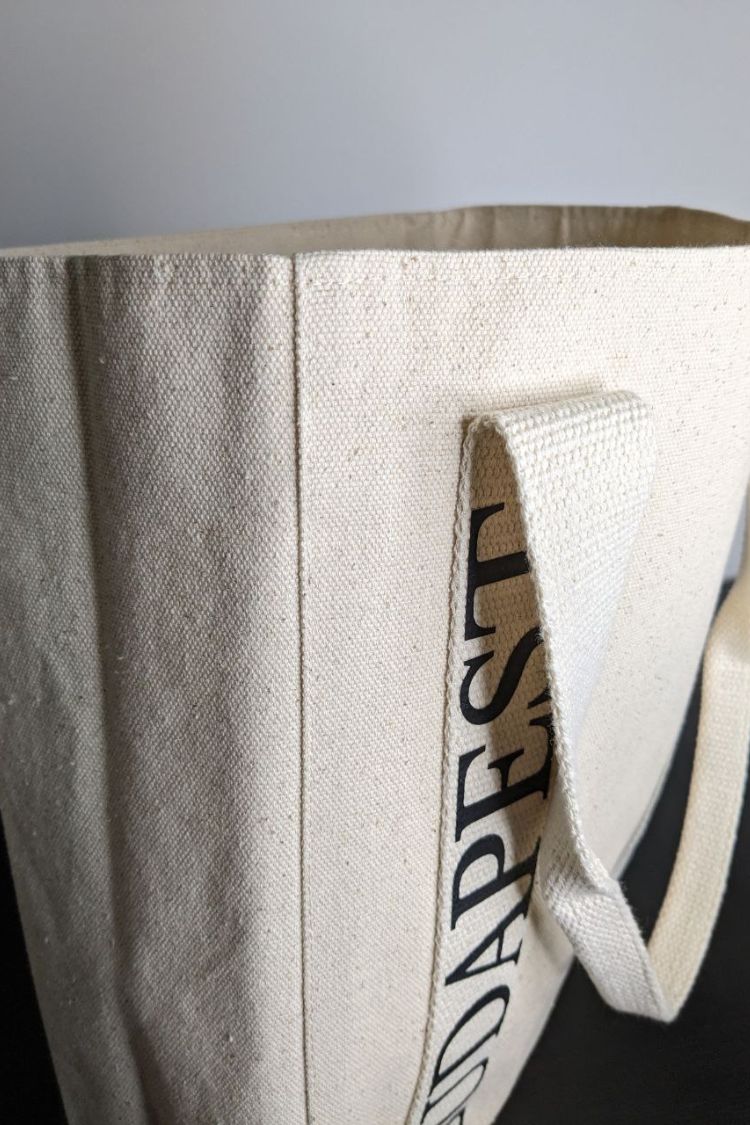 Eco Shopper Tote Bag Budapest White 03S04