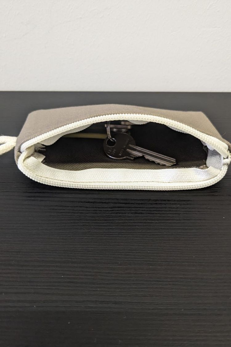Key holder-wallet with a European print Prague 016S