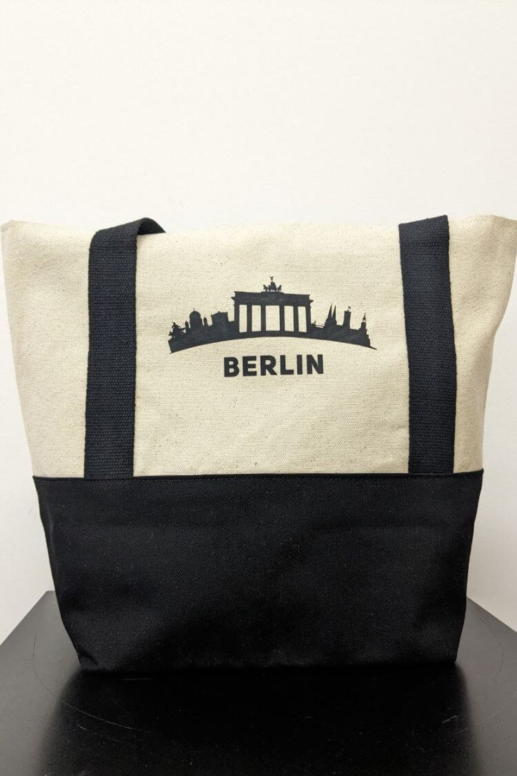 Cotton ecological shopping bag Berlin 05S03