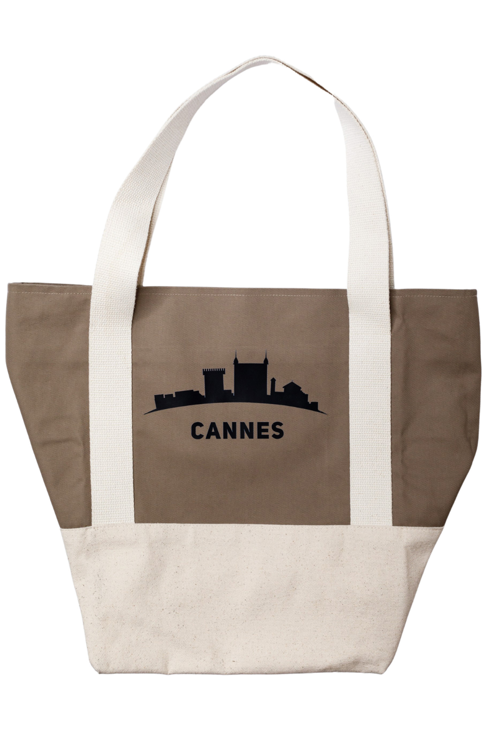Cotton ecological shopping bag white Nice 05S04