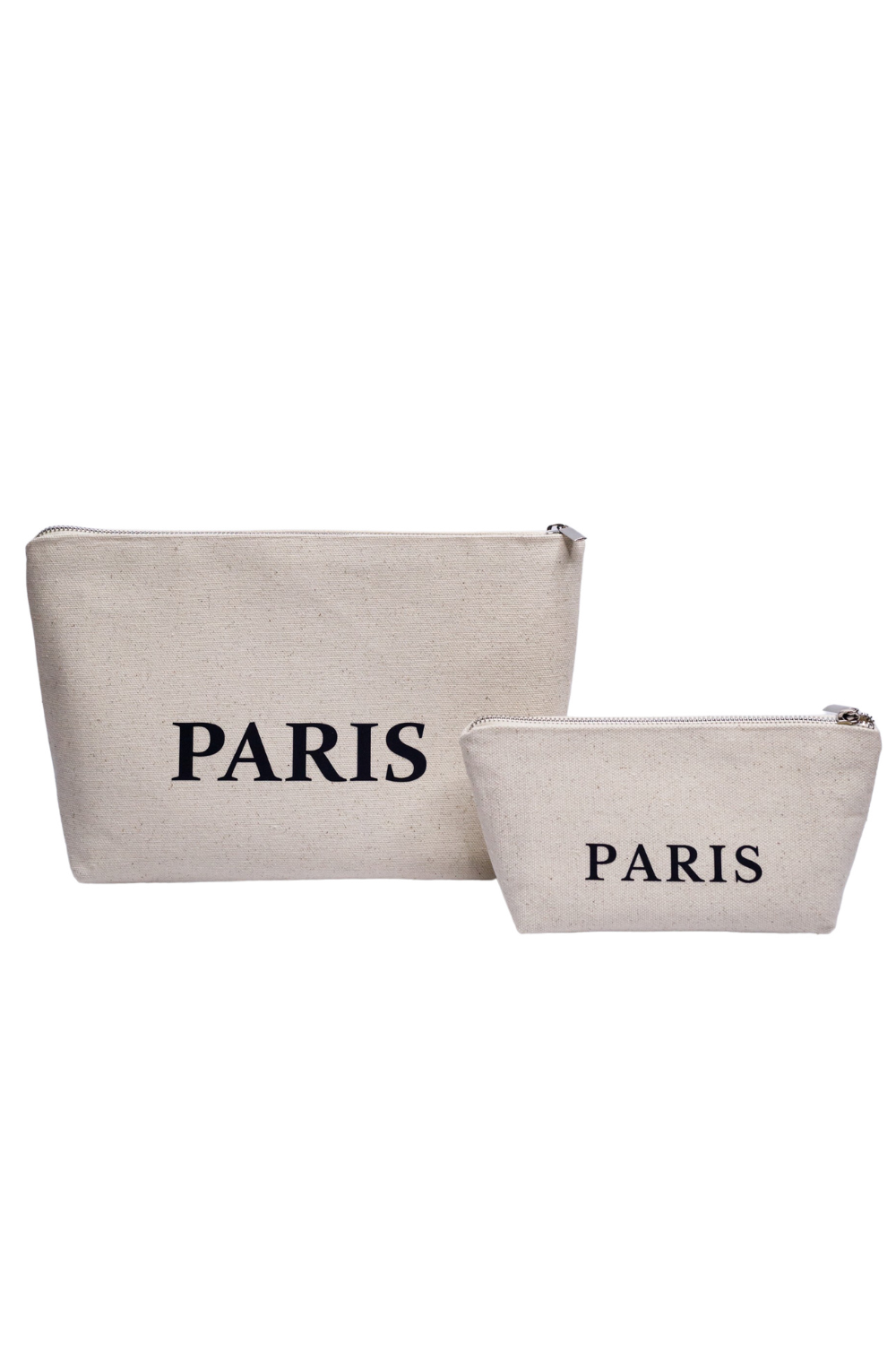 Eco-cotton cosmetic bag white L Cannes 02SL01