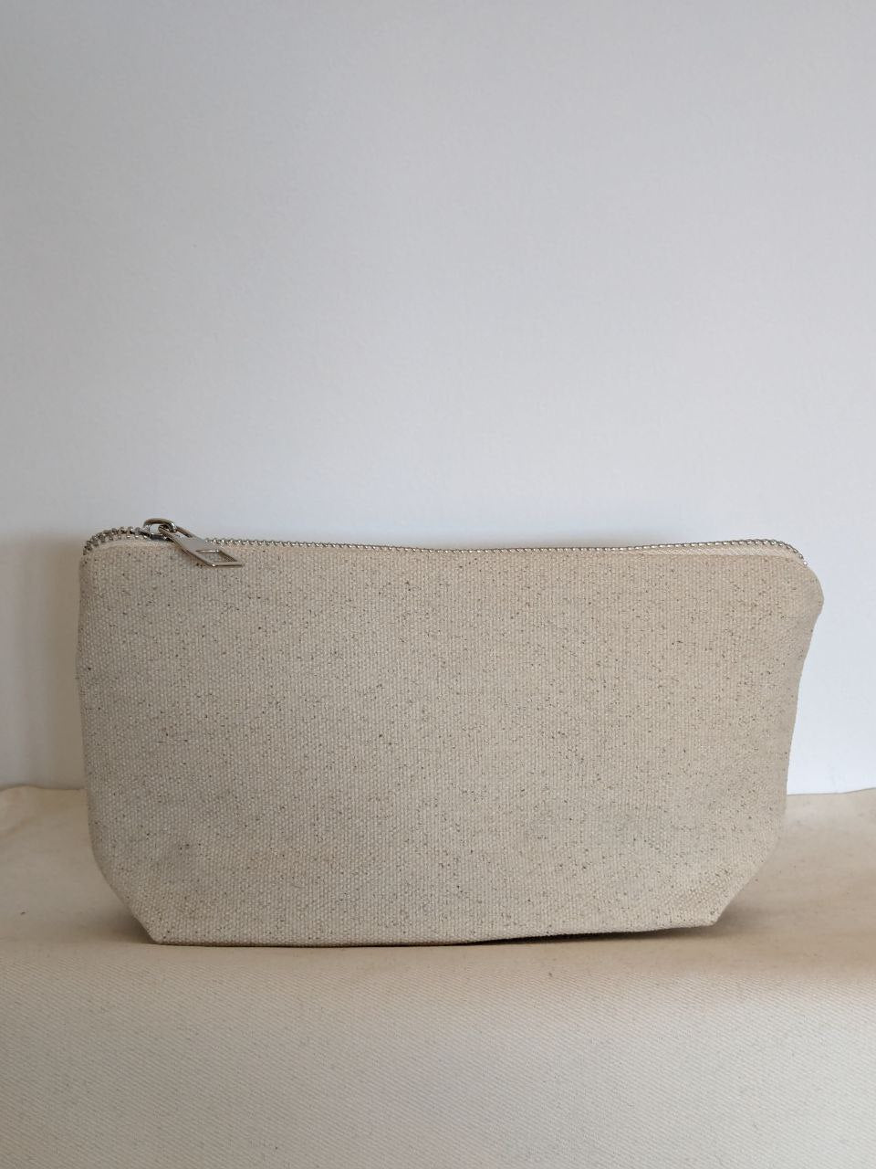 Eco-cotton cosmetic bag olive M Prague 02SM01