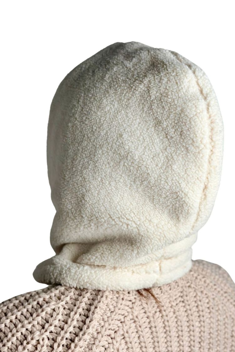 Capuche femme Teddy blanc Munich 025S06