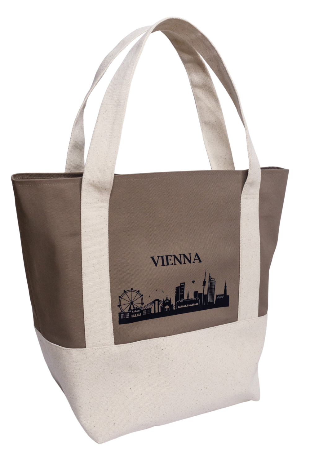 Cotton ecological shopping bag white New York 05S04