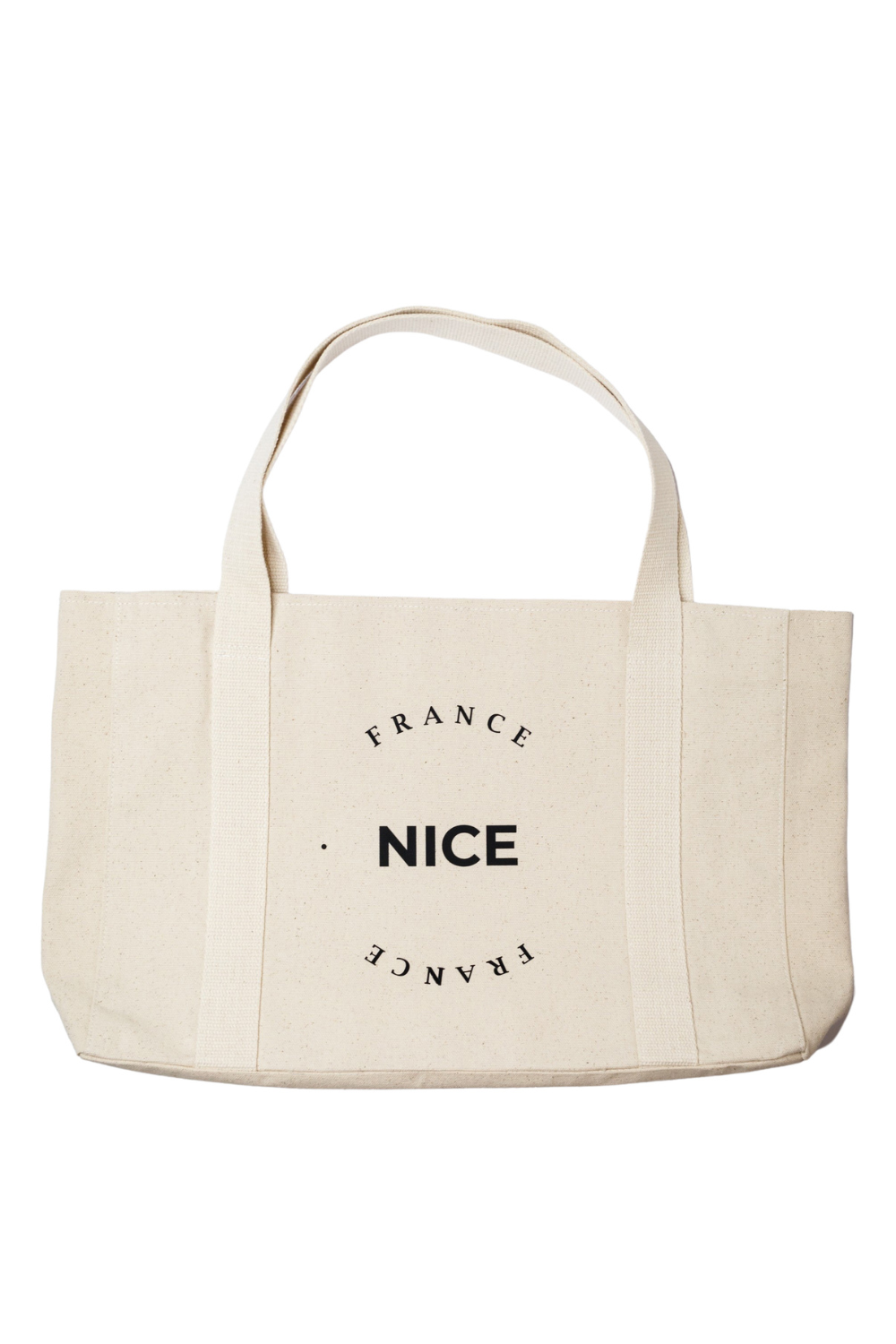 Eco-friendly oversized shopping bag white Cannes 06S01