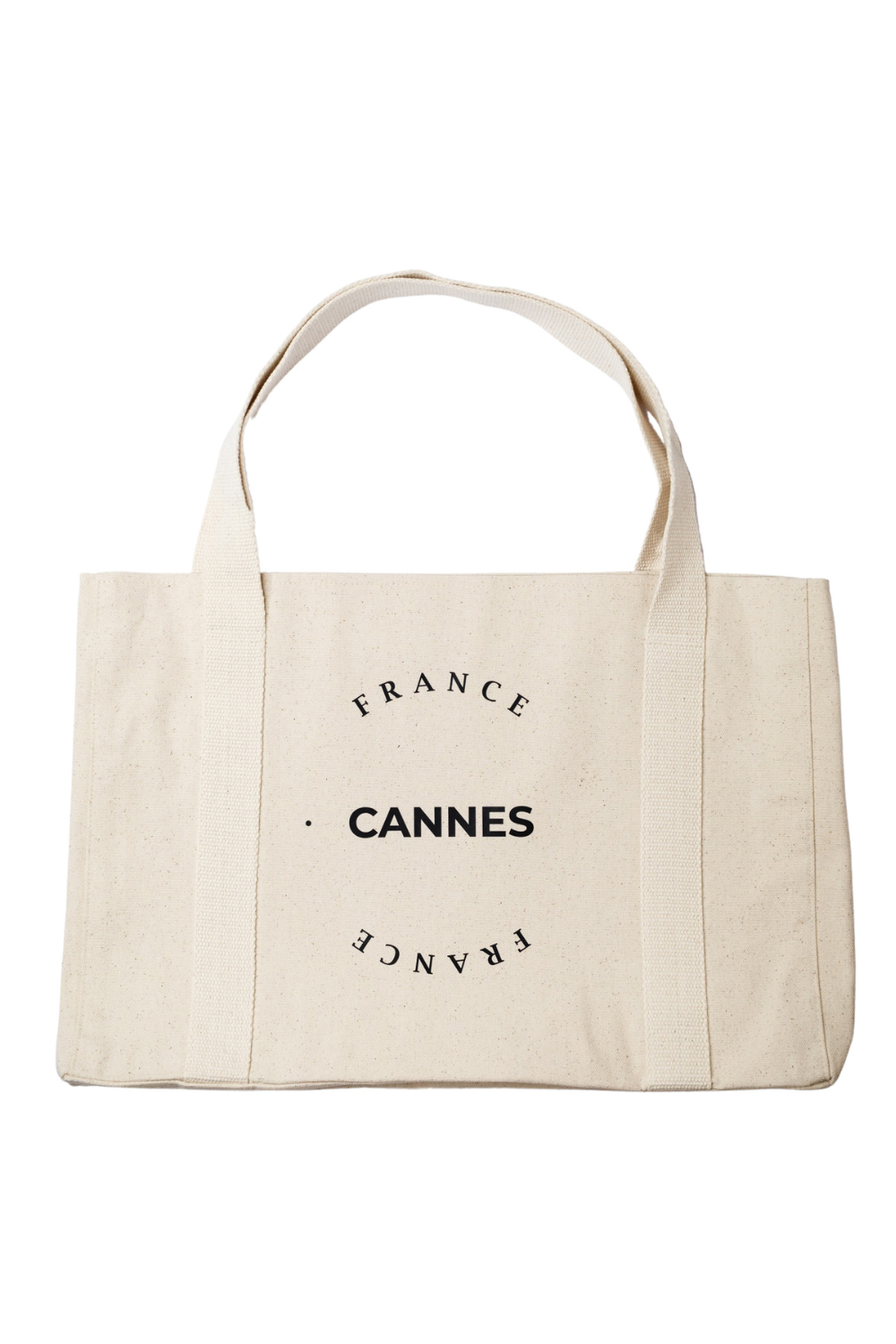 Sac shopping oversize écologique blanc Cannes 06S01