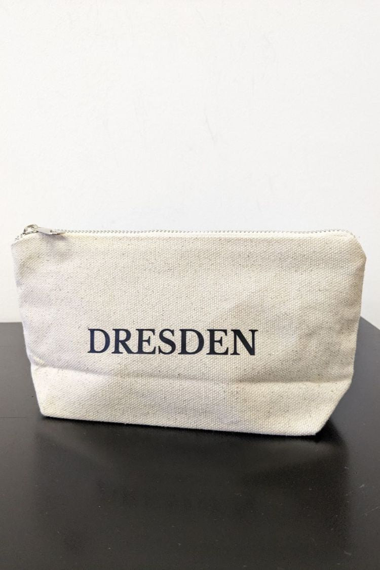 Eco-cotton cosmetic bag white L Dresden 02SL01