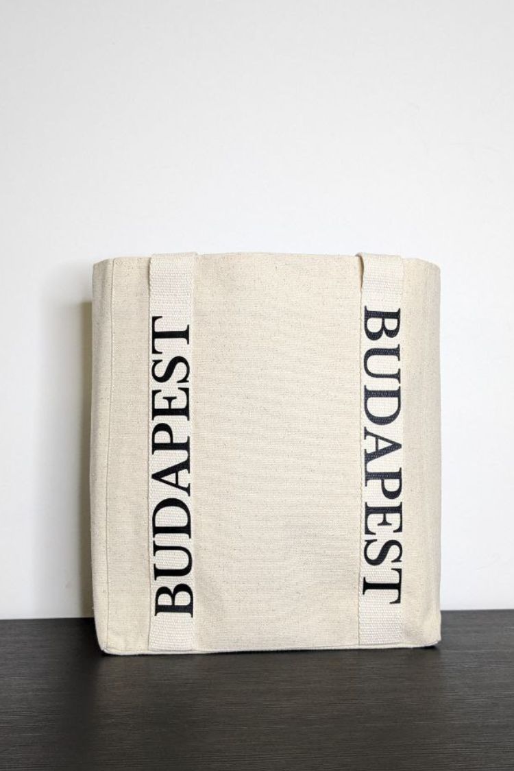 Eco Shopper Tote Bag Budapest White 03S04