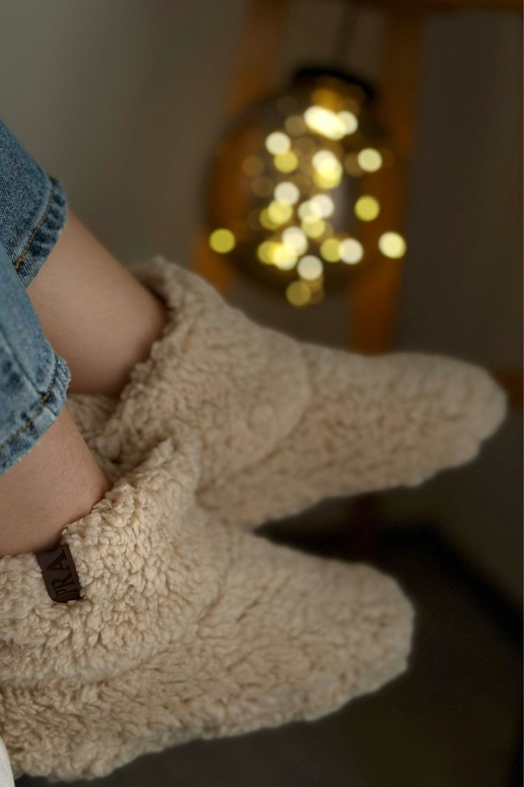 Warm slippers Teddy boots  Vienna 022S05