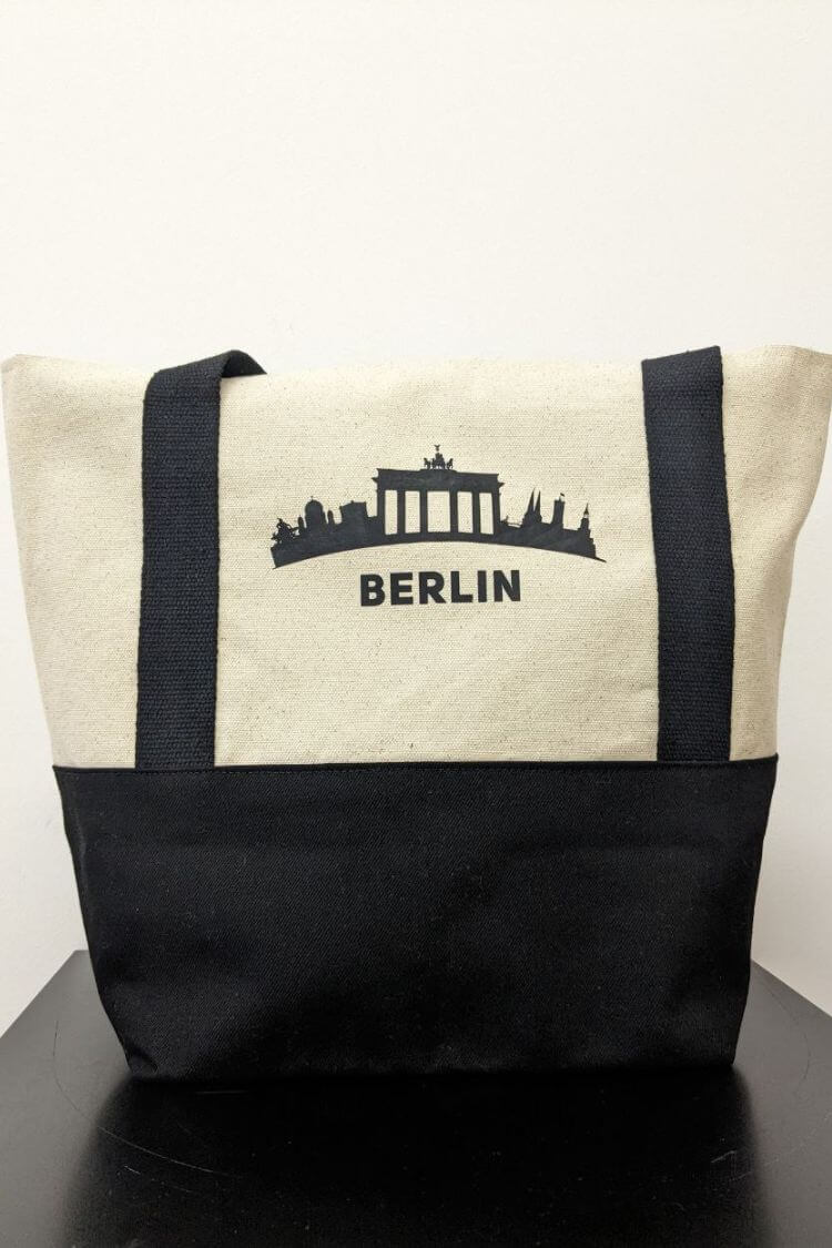 Cotton ecological shopping bag  Berlin 05S03