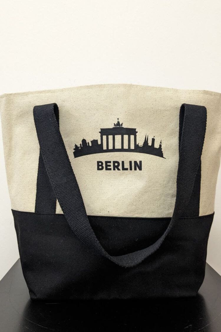 Cotton ecological shopping bag  Berlin 05S03