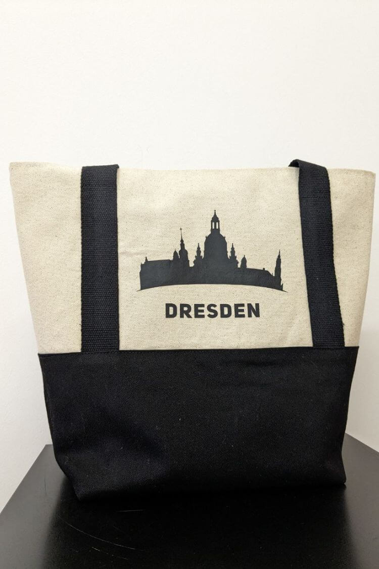 Cotton ecological shopping bag Dresden 05S03