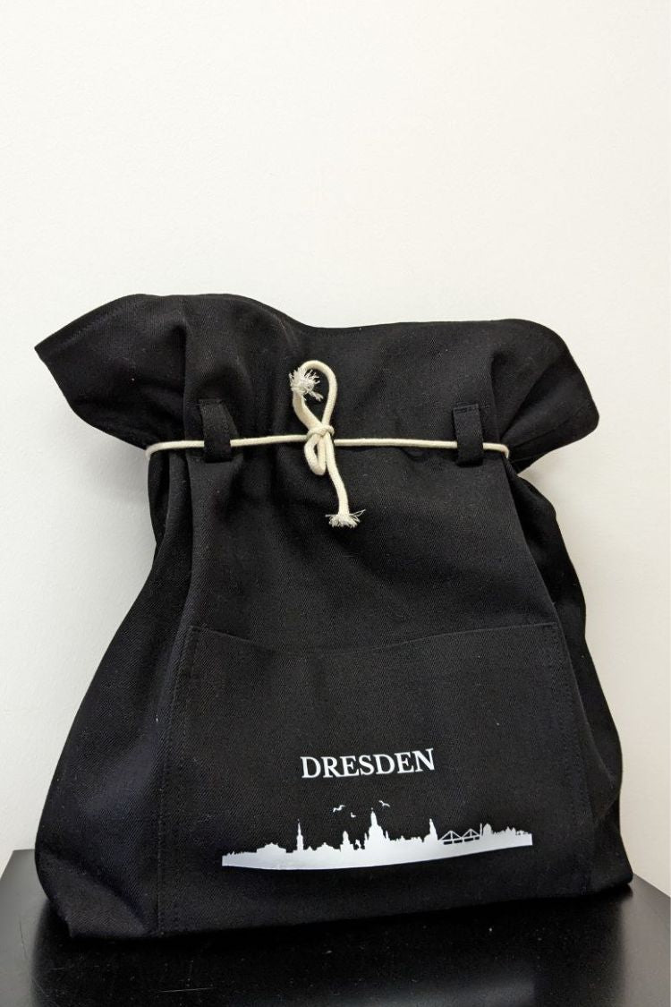 Umweltfreundlicher Rucksack schwarz Dresden 07S04