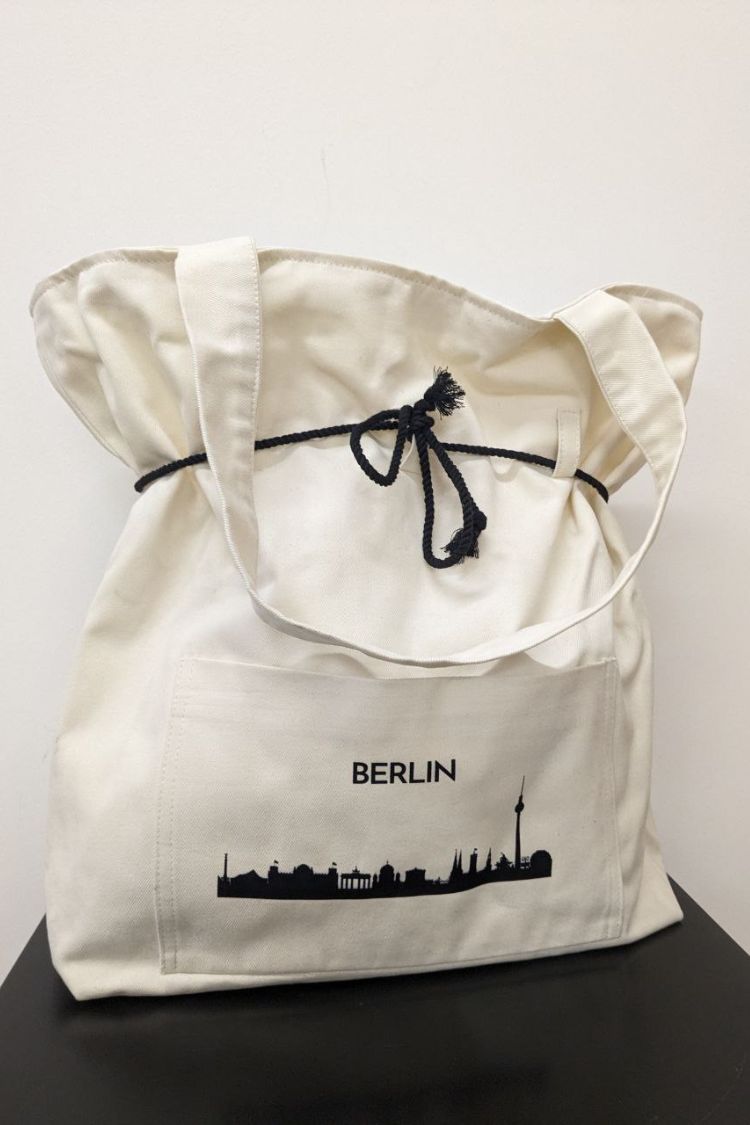 Eco-friendly backpack black Berlin 07S04