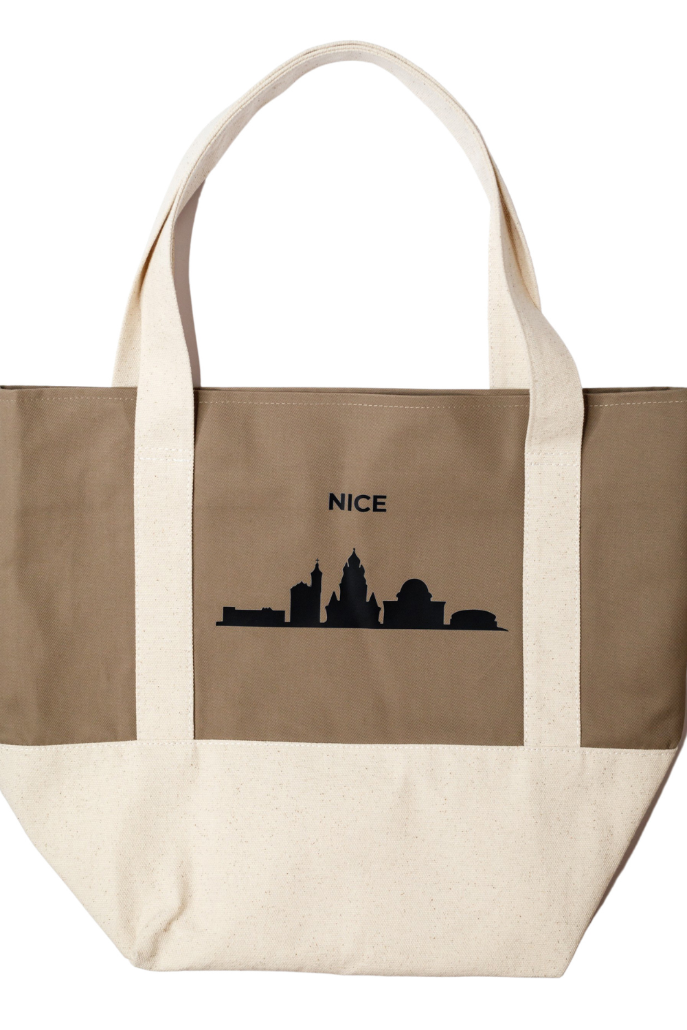 Cotton ecological shopping bag white New York 05S04