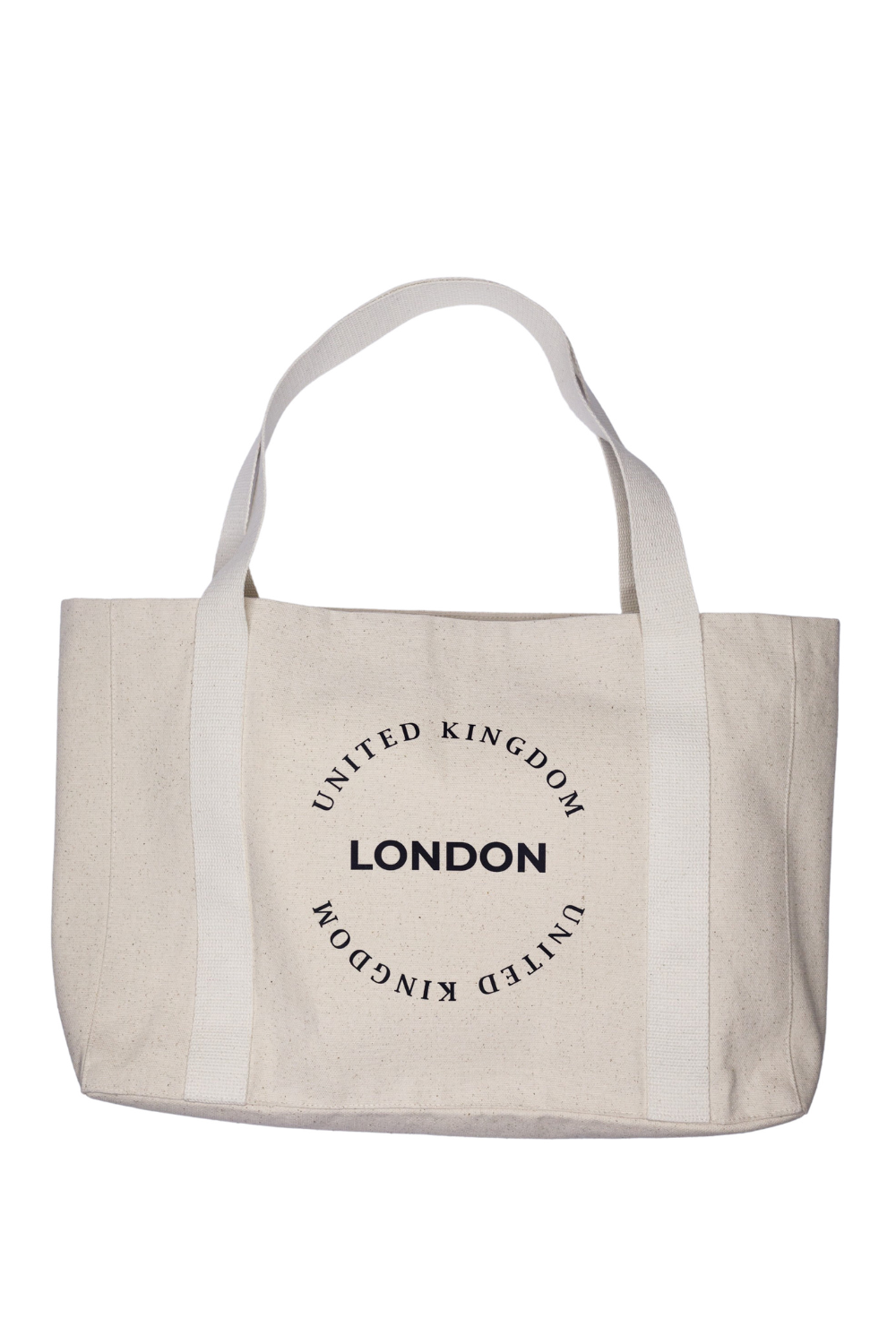 Eco-friendly oversized shopping bag white Cannes 06S01