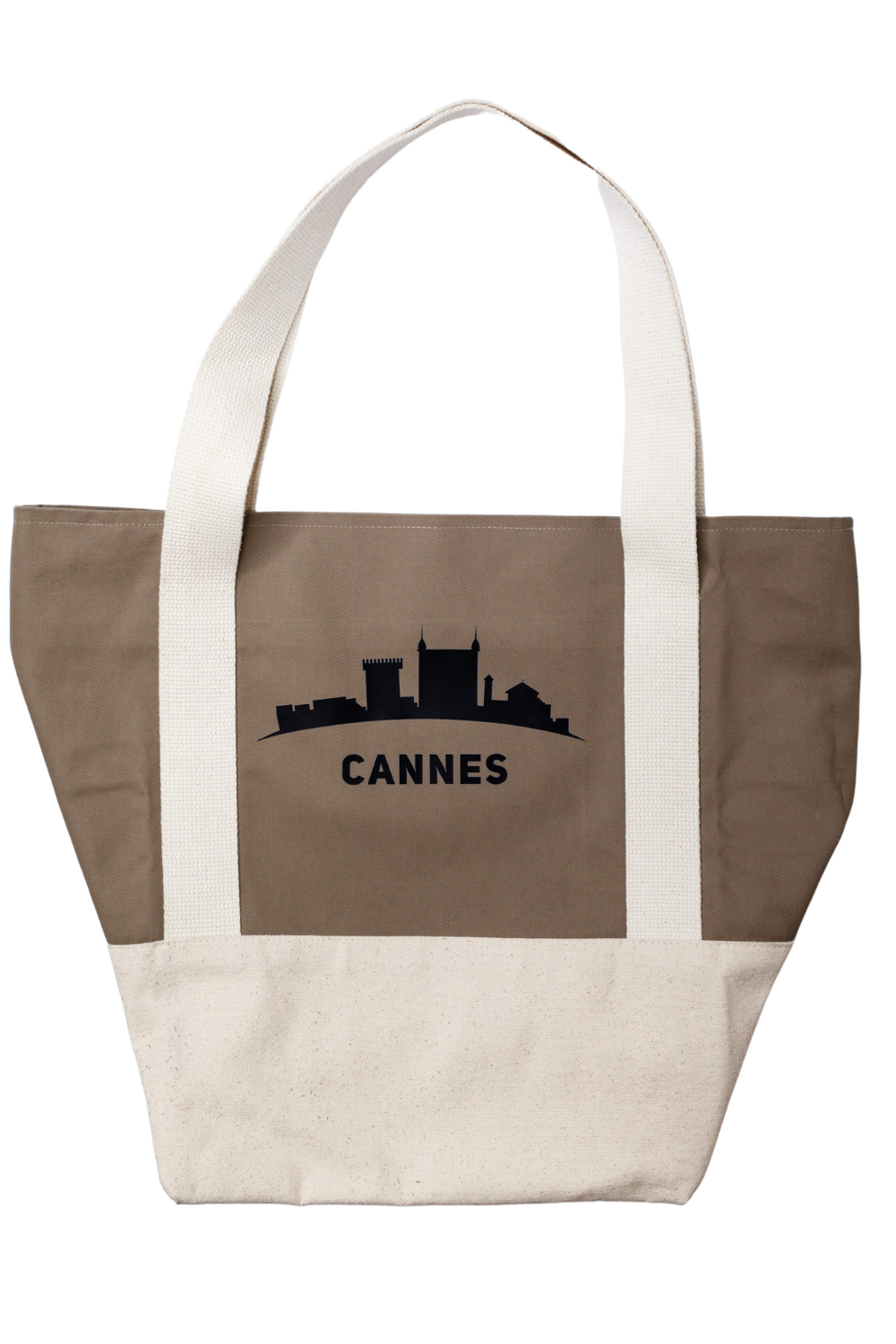 Cotton ecological shopping bag white New York 05S04