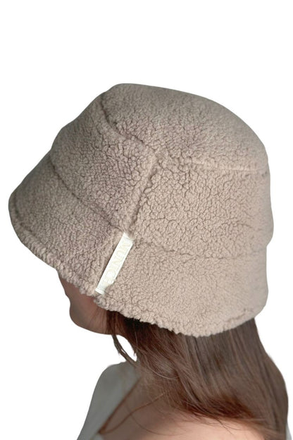 Bonnet en fourrure femme panama Teddy avec patch Munich 021S06