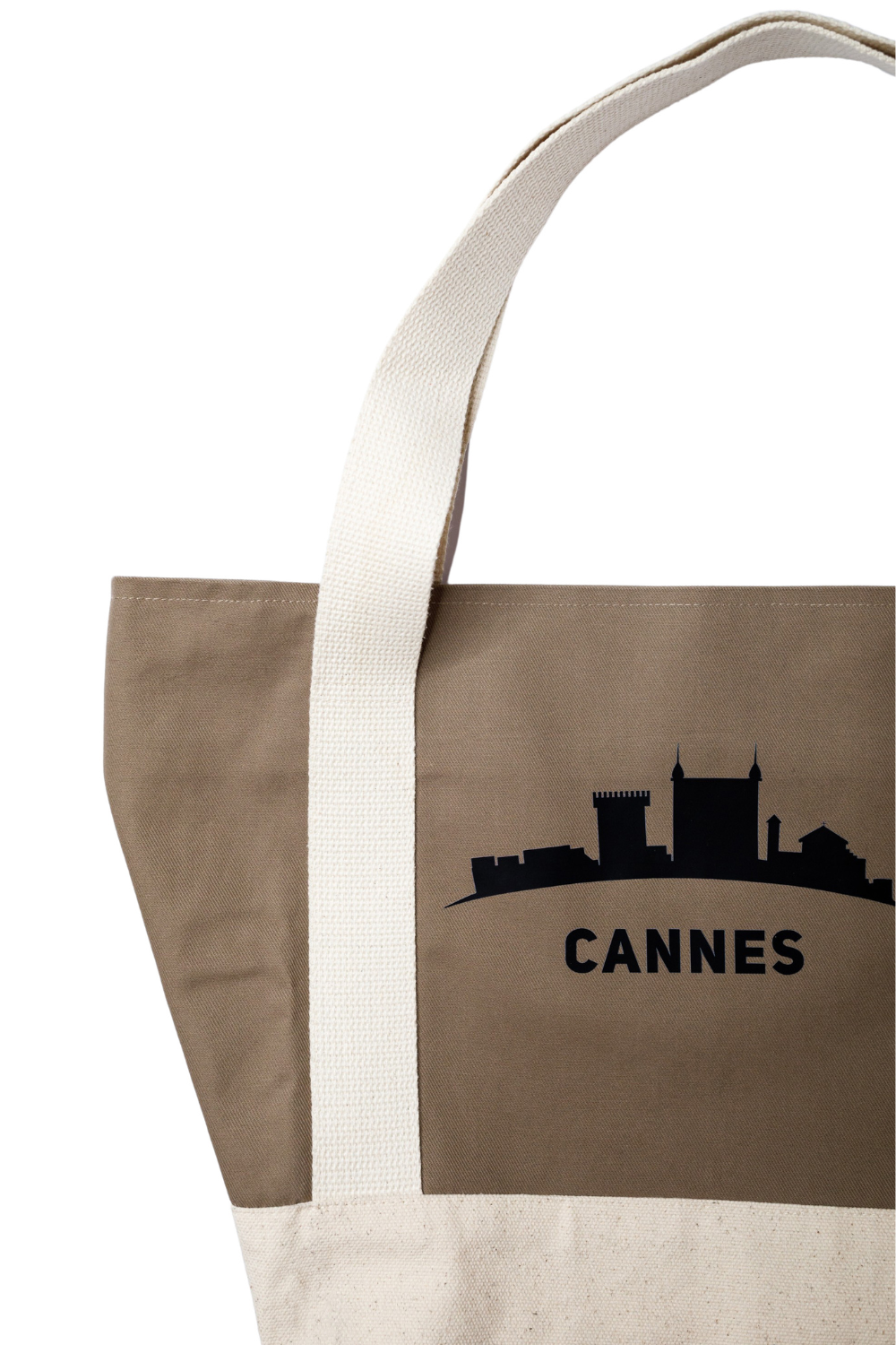 Cotton ecological shopping bag white New York 05S04