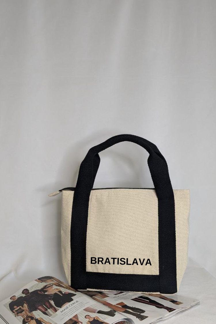 Mini Canvas Tote Bag Bratislava 030S01