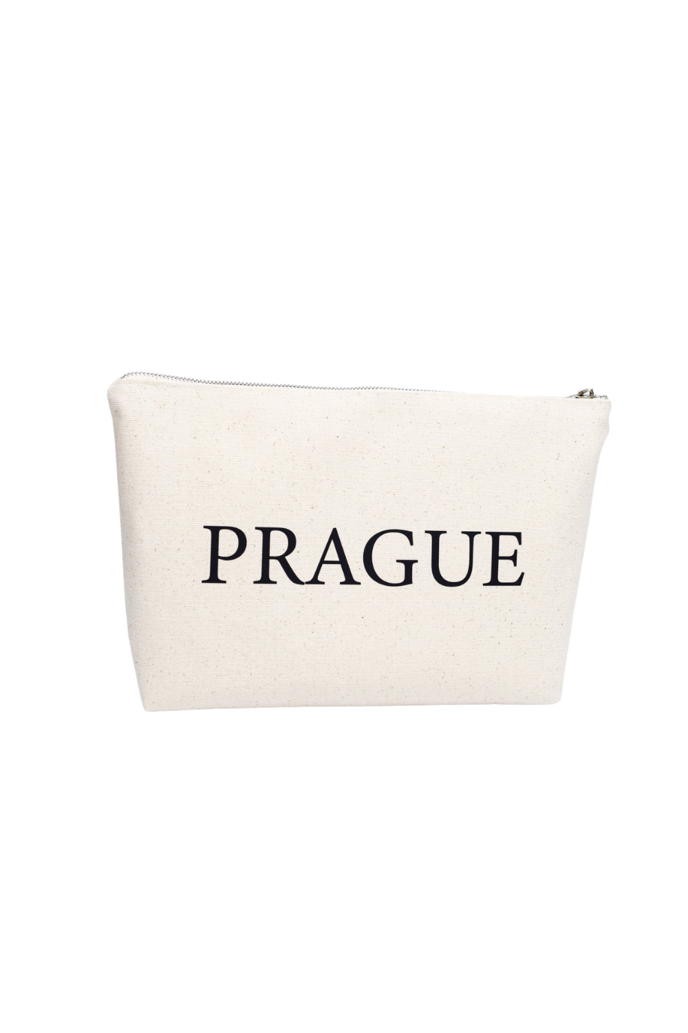 Eco-cotton cosmetic bag white L Paris 02SL01