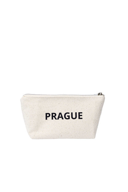 Eco-cotton cosmetic bag  olive M  Prague 02SM01